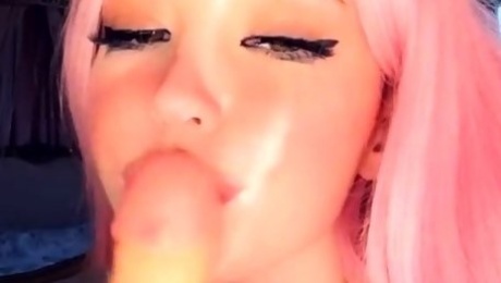 Belle Delphine Sloppy Blowjob Video Leaked